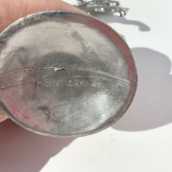 Seagull Pewter Carousel Horse Earring Tree Rose Stars Design 1990 Fantasy Canada - Picture 5 of 5